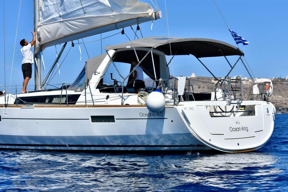 Santorini: 3-Day Oceanis 45 Yacht Charter With Crew - Transportation Services