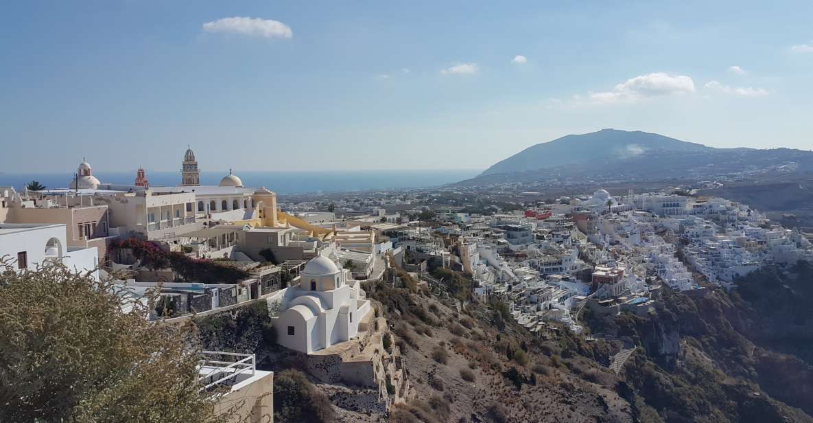Santorini: Caldera Hiking Tour From Fira to Oia - Volcanic History and Architecture