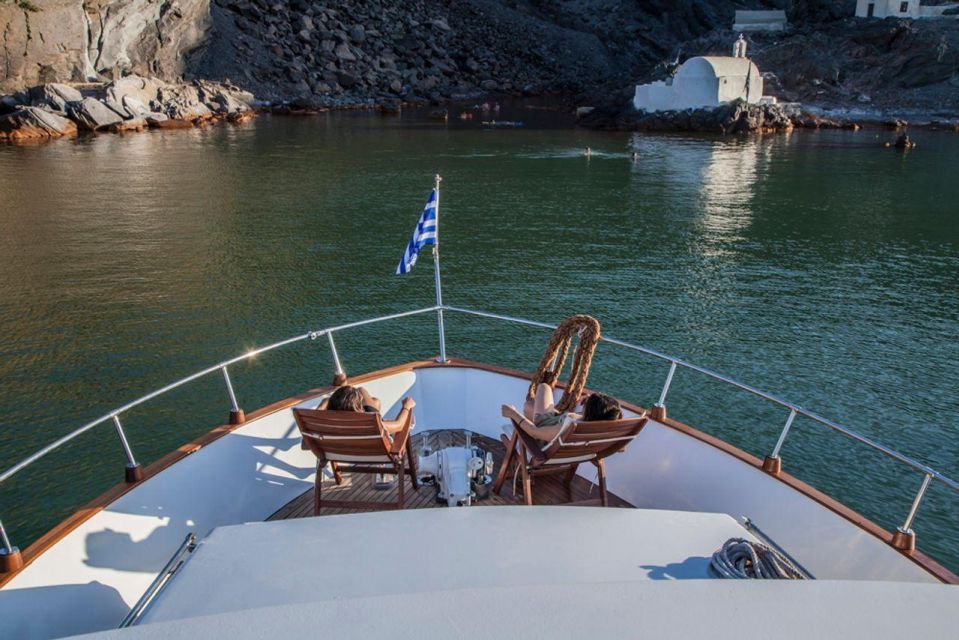 Santorini: Motor Yacht Private Cruise With 5-Course Meal - Pickup Information