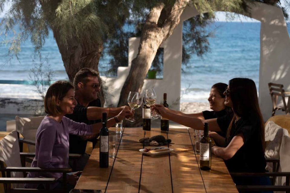Santorini: Wine Tasting Tour With 4-Course Lunch and 4-Wines - Inclusions and Exclusions