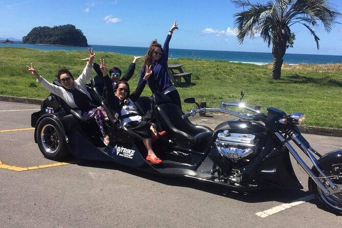 TAURANGA SHORE Excursion: V8 TRIKE - 1.5 Hour City Sites - Pricing and Group Size