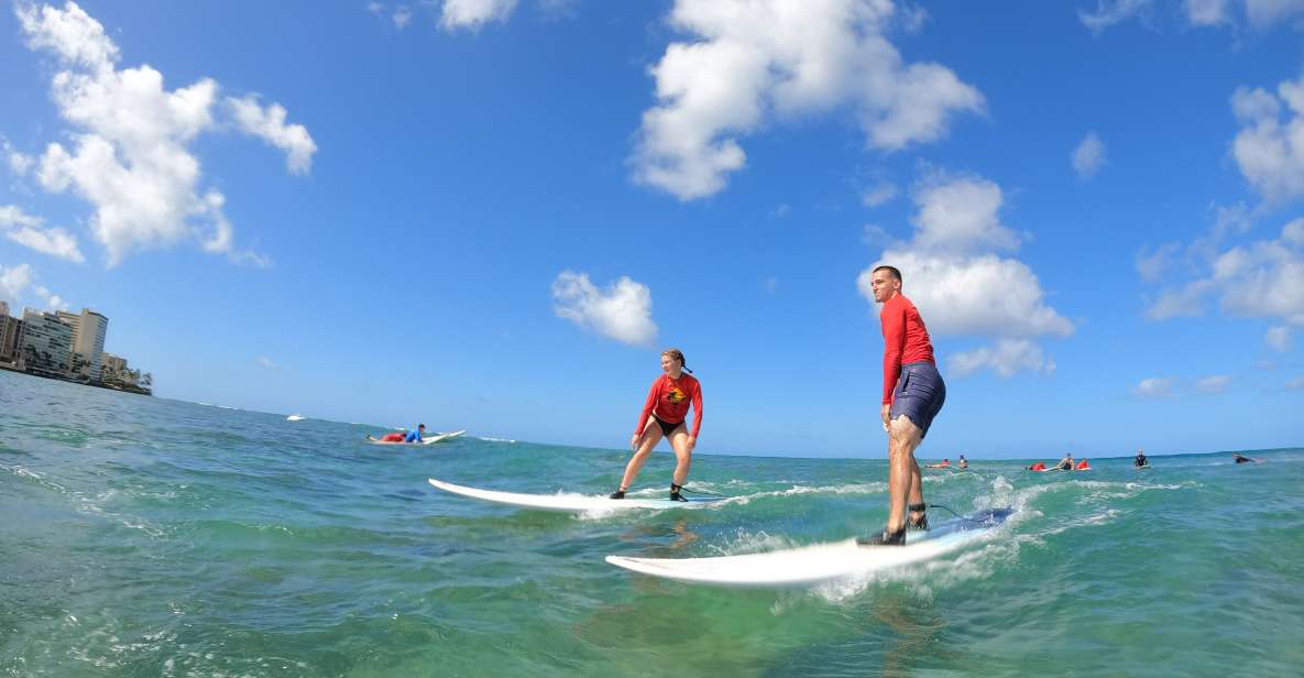 Two Students to One Instructor Surfing Lesson in Waikiki - Multilingual Instructors and Equipment Provided