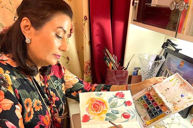 Watercolor Therapy Sip&Paint - Couples /Office Retreat Workshop - Participation Guidelines