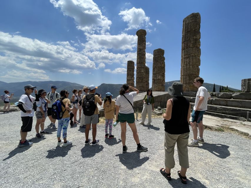 Athens: Delphi, Delphi Museum & Arachova Day Trip With Guide - Meeting Point and Route