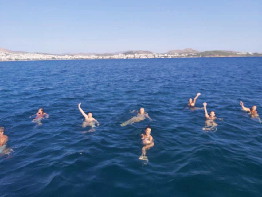 Athens: Retro Glam Day Cruise With Brunch & Music - Swimming and Snorkeling