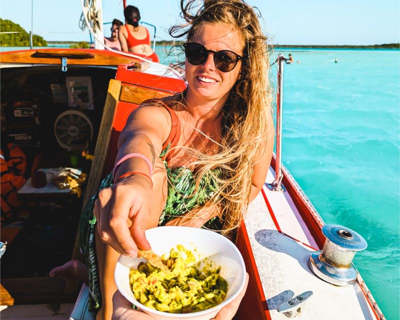 Bacalar: Private Sailing Trip With Guacamole and Drinks - Indulge in Homemade Guacamole