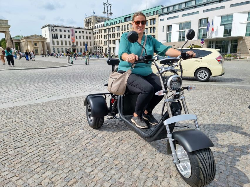 Berlin City: 2 Hour Guided Fat Tire E-Scooter Tour - Booking Information