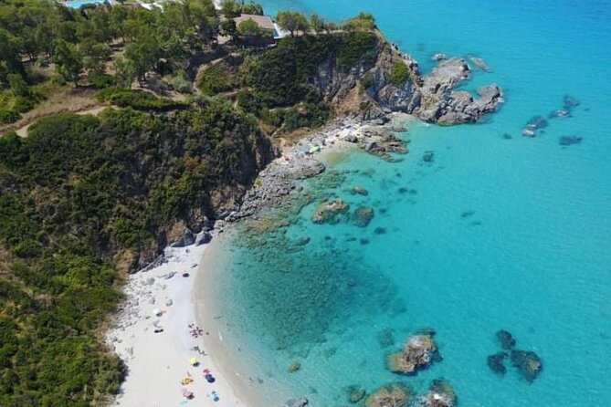 By Boat Between the Sea and the Most Beautiful Beaches! Capo Vaticano - Tropea - Briatico - Itinerary and Highlights