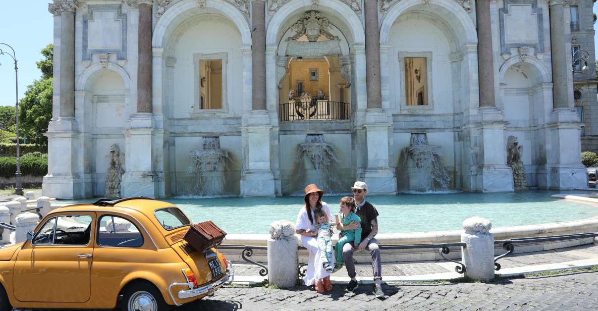 Cinquecento Vintage Rome City Photo Tour - Vintage Fiat Cinquecento