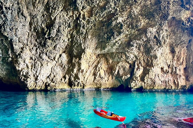 Cova Dels Orguens: Cave Exploring Kayak & Snorkel Tour in Javea - Snorkeling the Coves