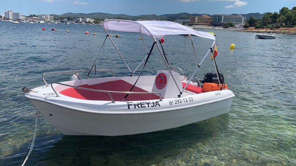 Discover the Ibiza Beaches on a Boat Without License 8H - Price and Booking
