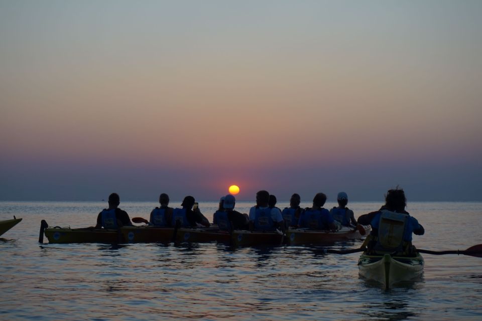 Faliraki: Sunrise Sea Kayaking Experience With Breakfast - Kayaking to Anthony Quinn Bay