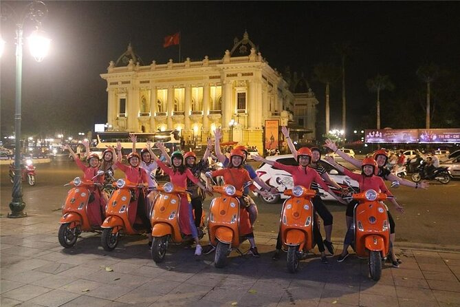 Female Riders Vespa Night Street Food + Train Street Food 4 Hours - Tips for Travelers