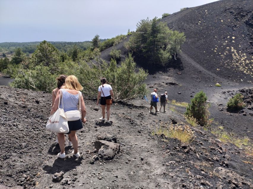 From Taormina/Giardini Naxos: Etna Immersive Trek & Lunch - Guided Hike and Cave Visit