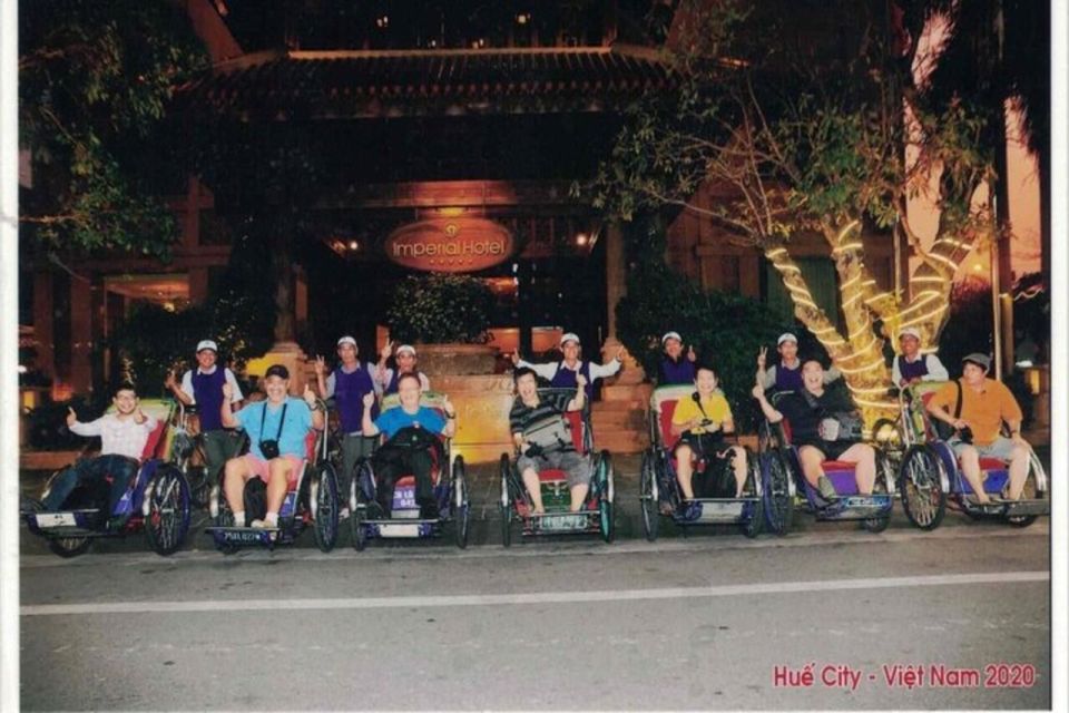 Hue: Night Street Food Tour by Cyclo With a Local Guide - Logistics and Accessibility