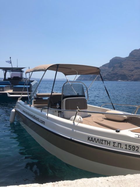 Karolos Rental Boats Santorini - Key Stops on the Cruise