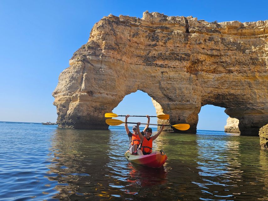 Lagoa: Benagil Cave and Marinha Beach Guided Kayaking Tour - Safety Measures and Guidelines