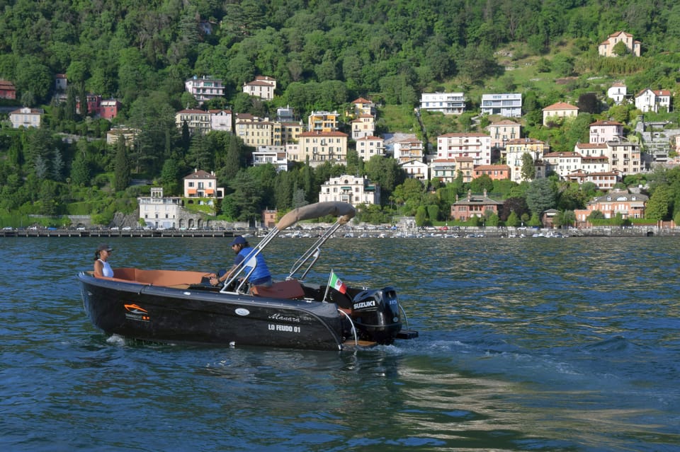 Lake Como: Boat Ride With an Elegant Black Boat - Local Attractions and Activities
