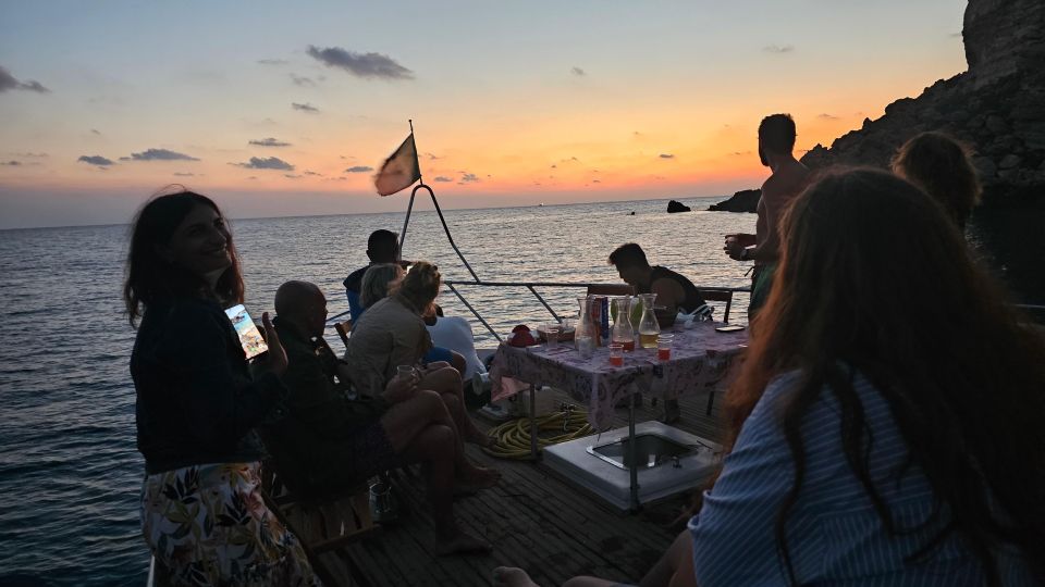 Lampedusa: Sunset With Aperitif, Night Baths and Dinner - Safety Features