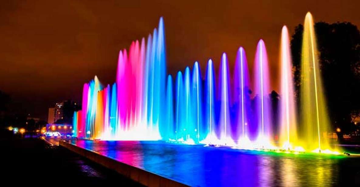 Magic Water Circuit - Illuminated Water Show - Tips for Visitors