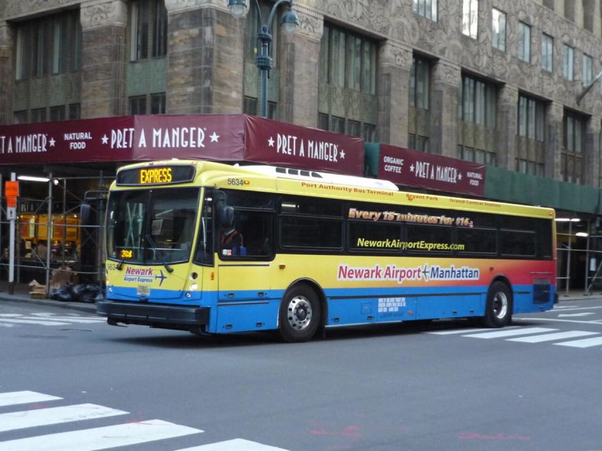 Manhattan: Bus Transfer From/To Newark Airport - Hassle-free Airport Transfer