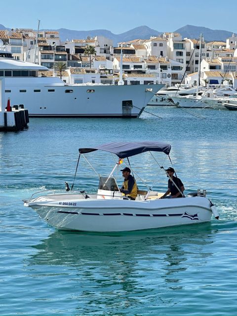 Marbella: Boat Rental Drive Yourself With Dolphin Sighting - Getting to the Starting Location