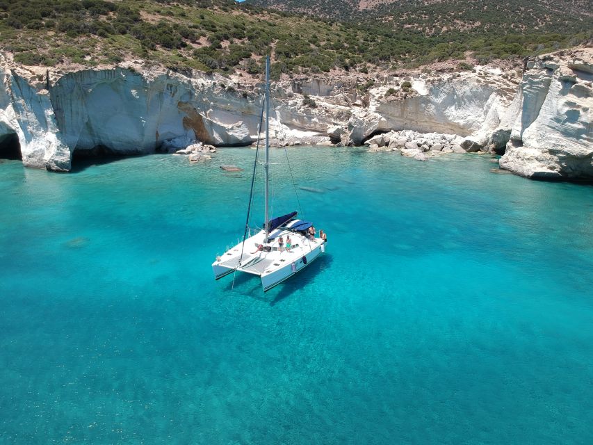 Milos: Full-Day Catamaran Cruise With Paddle Board - Booking Process