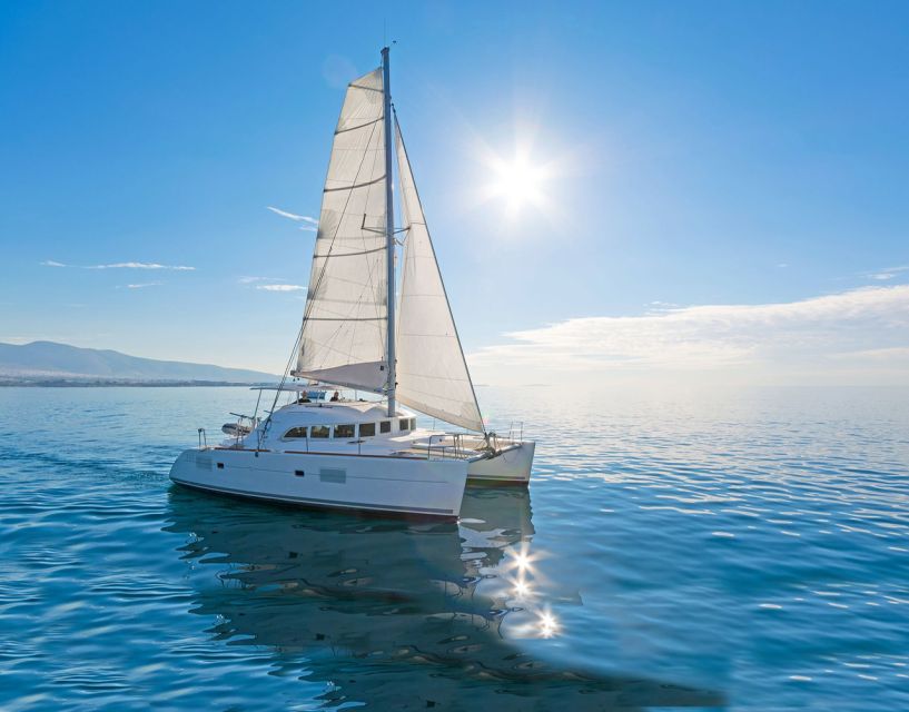 Mykonos: Private Catamaran Cruise W/ Food, Drinks & Transfer - Booking and Cancellation Policy