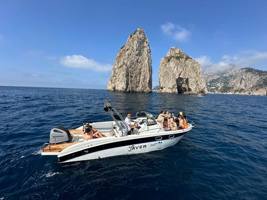 Private Boat Tour From Sorrento to Capri - Participant Information