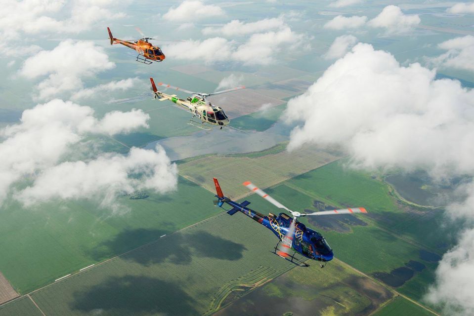 Private Helicopter Flight to Winery With Sparkling Wine - Important Travel Considerations