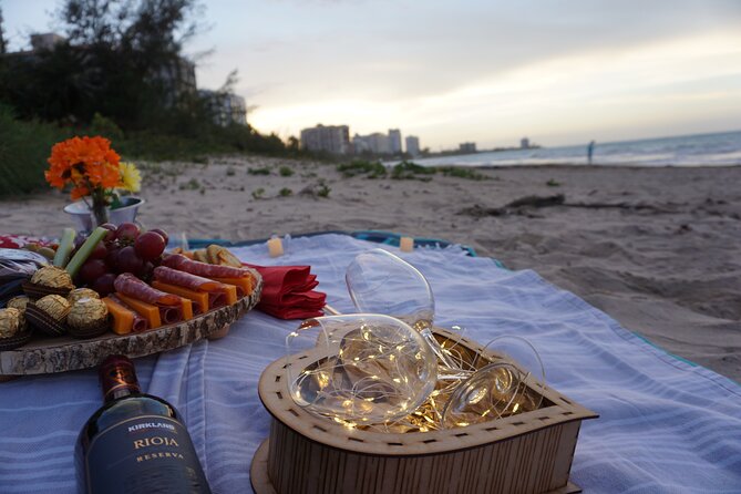 Private Romantic Beach Picnic at Sunset With Photos - Photography Experience