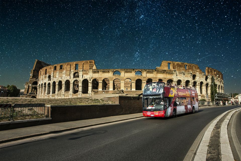 Rome: City Highlights Open-Top Bus Night Tour - Accessibility Features