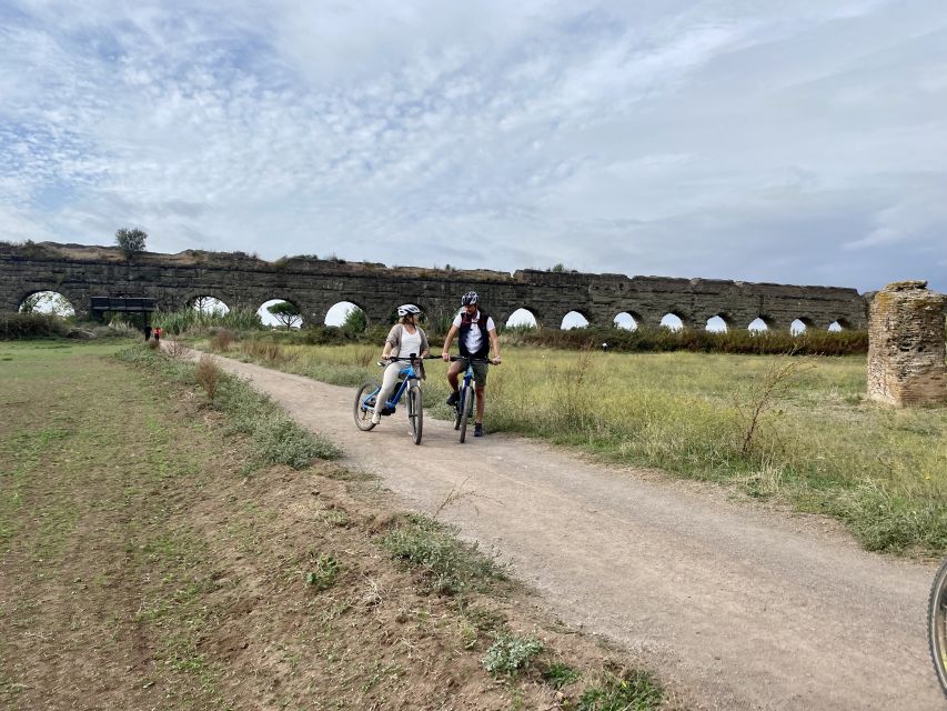 Rome:Appian Way E-Bike Tour With Catacombs, Aqueducts & Food - Local Food Tasting