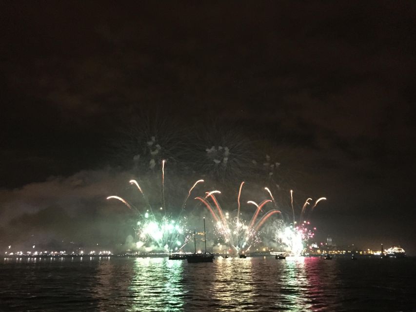 Sail Into 2025: Lisbon Fireworks From the River - Cruise Route