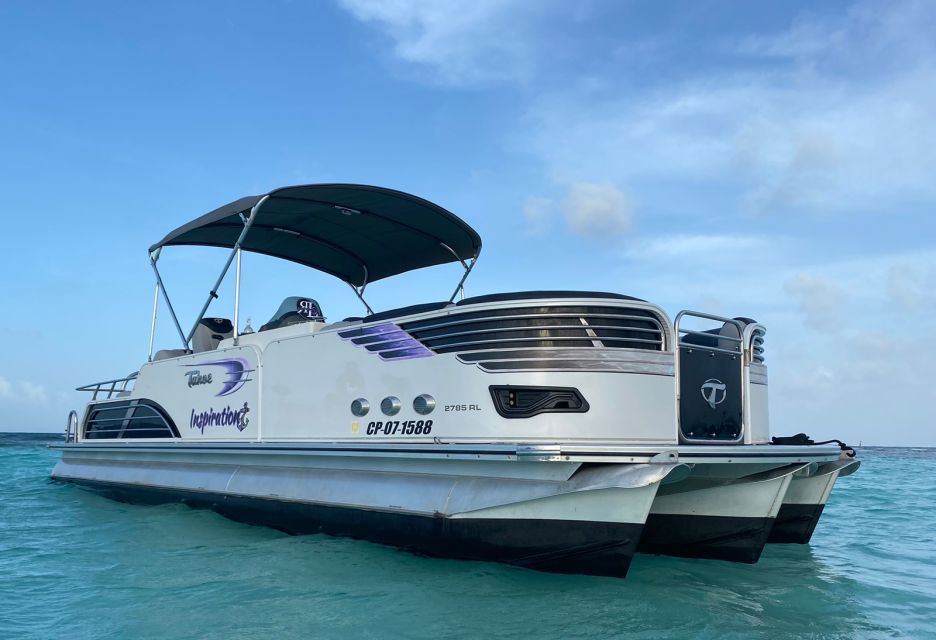 San Andrés: Island Pontoon Boat Tour - Booking and Cancellation Policy