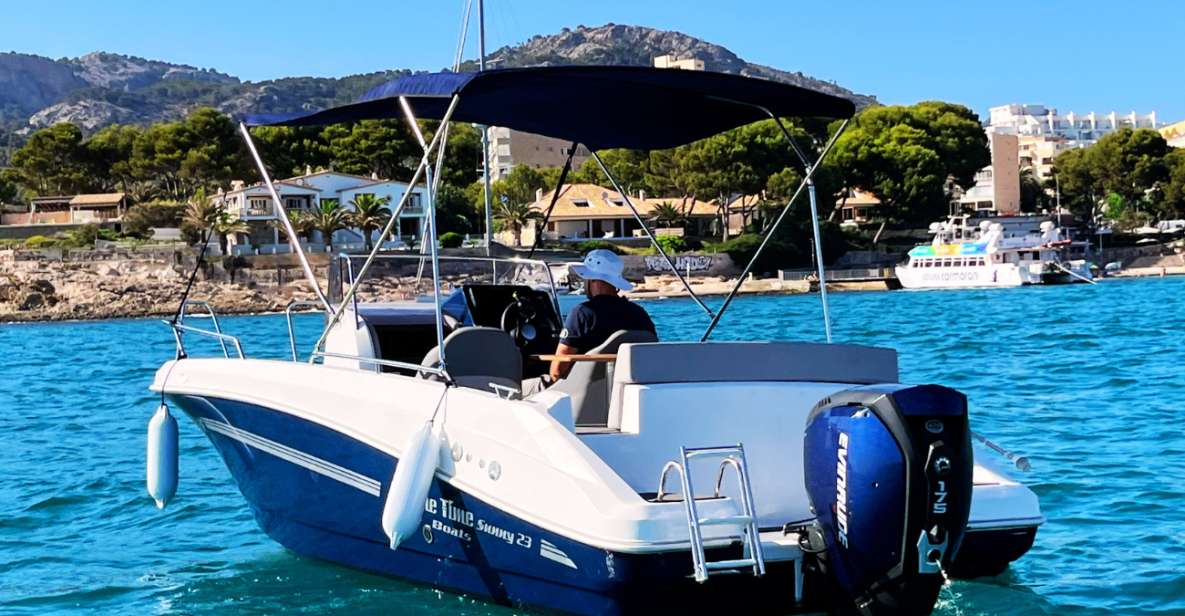 Santa Ponsa: BOAT Tour With License. Be the Captain! - Safety and Insurance Coverage