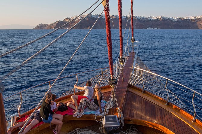 Santorini Caldera Sunset Sailing Cruise With Dinner and Wine - Cancellation Policy
