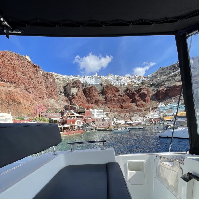 Santorini: Catamaran Cruise With Lunch, Drinks, & Oia Visit - Booking Details