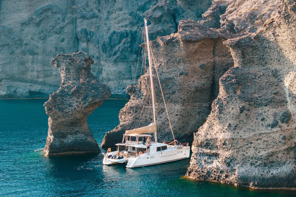 Santorini: Luxury Sunset Cruise With Dinner, Bbq, and Drinks - Booking Information