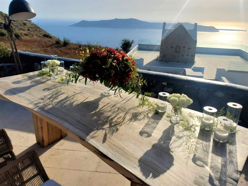 Santorini: Private Romantic Sunset Dinner With Caldera View - Pricing and Reservation Details