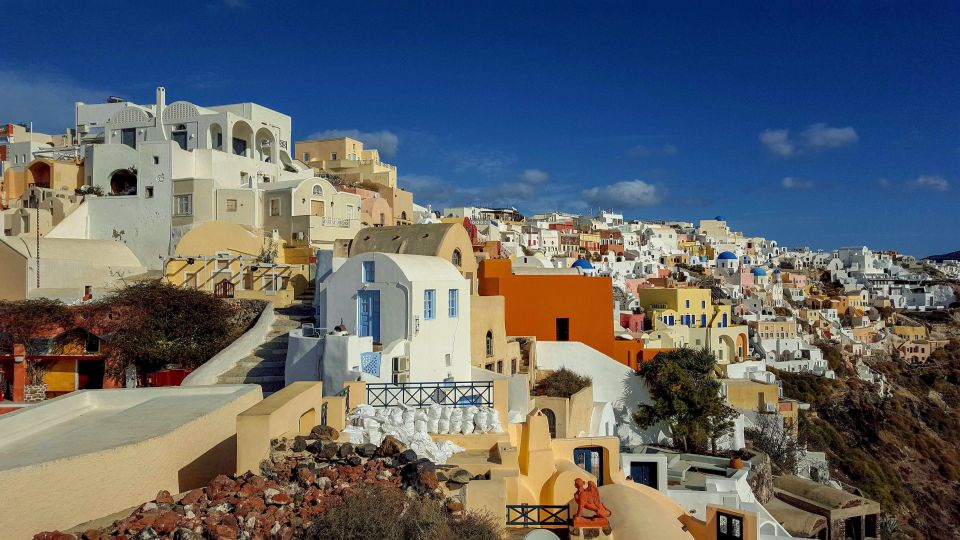 Santorini: Private Sunset Tour With Wine Tasting and Dinner - What to Bring