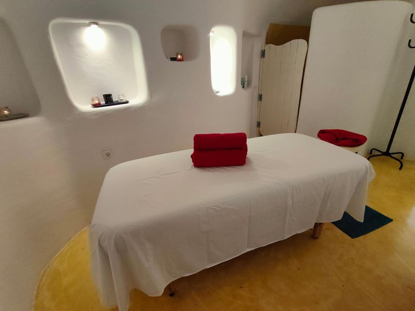 Santorini: Spa Massage Break Pool Day Access for 3-4 Friends - Important Considerations