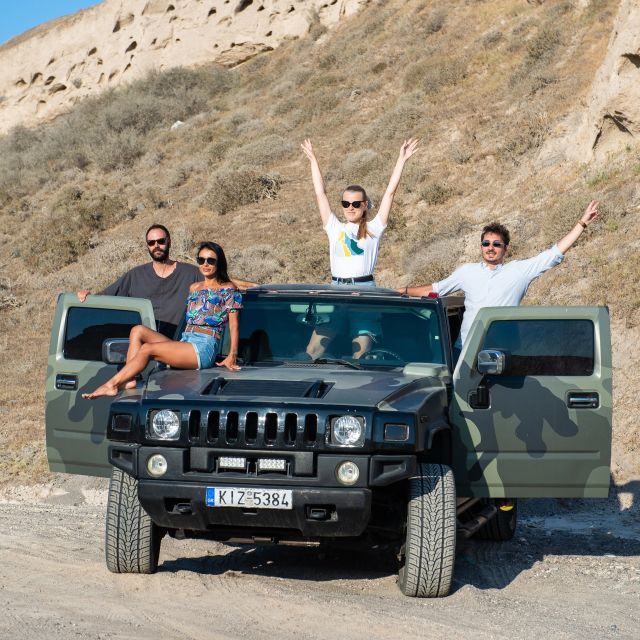 Santorinis Private HUMMER Adventures - Culinary Delights in Perissa