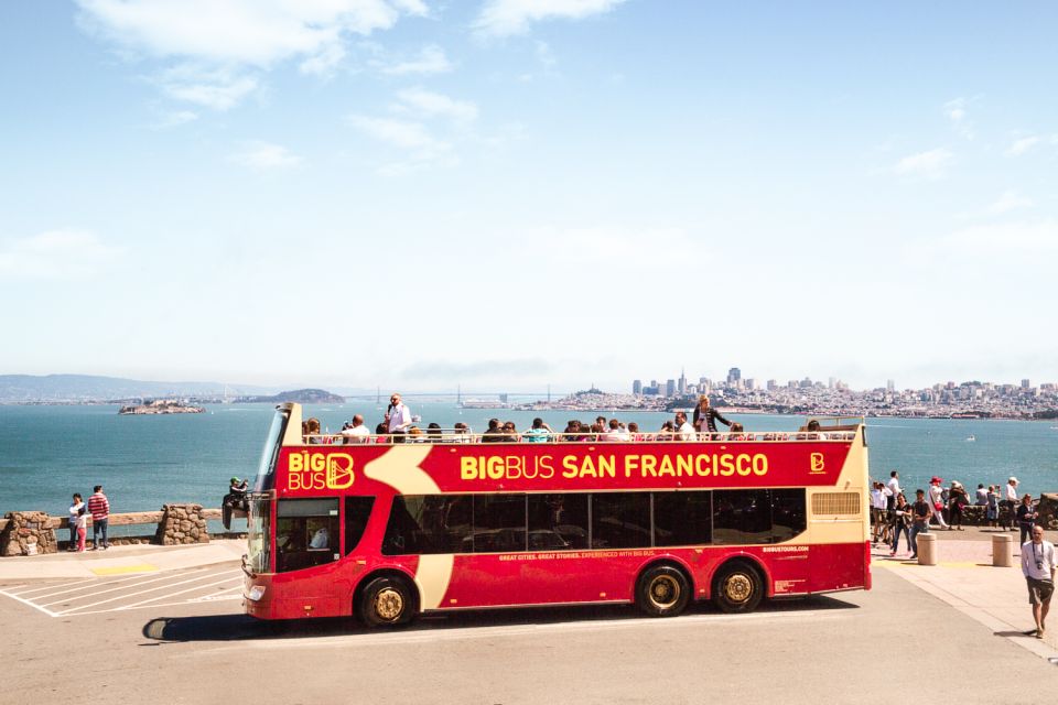 SF: 1-Day Hop-On Hop-Off Tour & Golden Gate Bay Cruise - Sail Under the Golden Gate Bridge