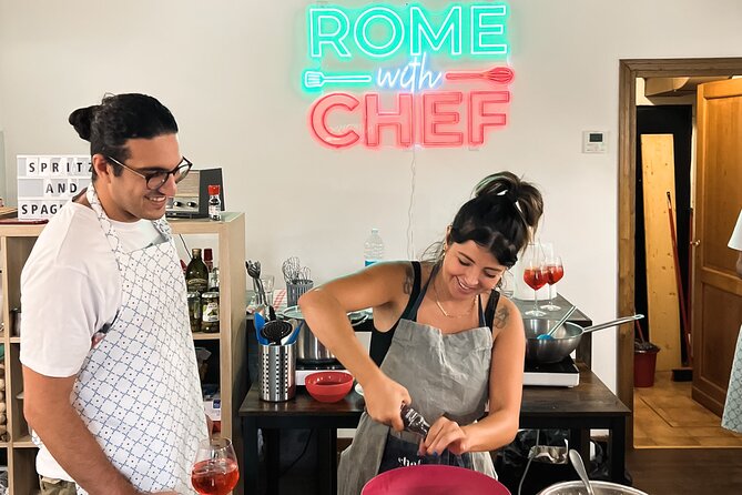 Spritz & Spaghetti: Tipsy Cooking Class in Rome - Booking and Cancellation Policies