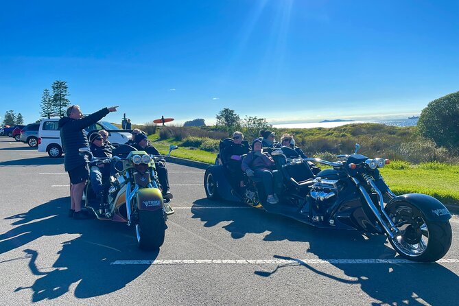 TAURANGA SHORE Excursion: Epic 25 Min V8 Trike Tour of Mt Maunganui & TAURANGA - Host Engagement