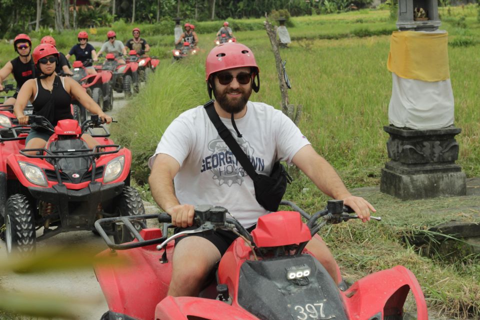 Ubud: Quad Bike Tour With Waterfall, Long Tunnel, and Lunch - Terrain Challenges and Excitement