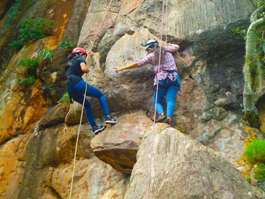 Valle De Bravo: Rappel Over a Viewpoint - Ascending the Rock Wall