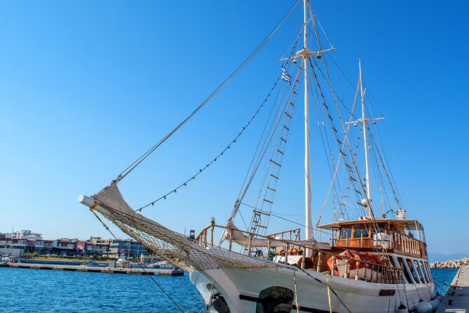 30M Wooden Traditional Boat - 6.5 Hours Day Cruise in Rhodes - Explore Rhodes by Sea