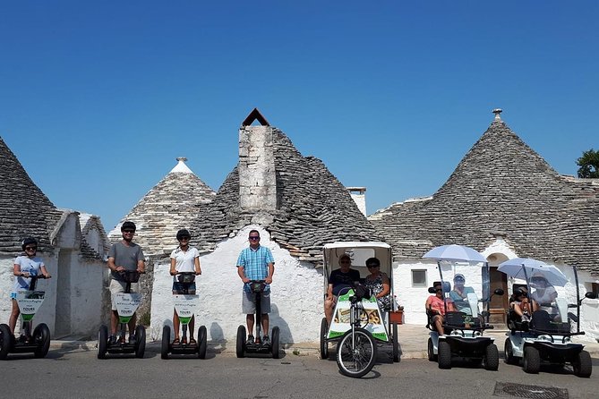 Alberobello Guided Tour by Segway, Mini Golf Cart, Rickshaw - Discovering Trulli Architecture